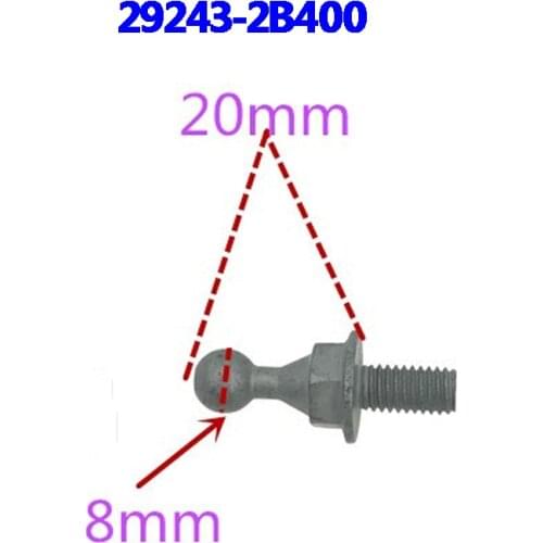 Engine cover mounting bolt FOR Creta IX25 1.6 FOR Kia RIO 2017 OEM 292432B400 29243-2B400 29243 2B400