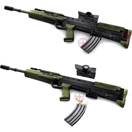 Paper Model Gun Britain L85A1 Assault Rifle 1:1 Firearms Never Fade Puzzles Educational Toy for Boys