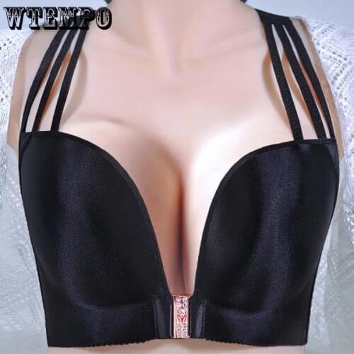 D E Bras Women Plus Size Push Up Bra Wire Free Sexy Bralette Lingerie Underwear Woman D E Cup Bra