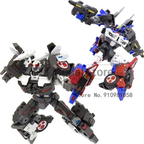 G-creation GDW-02 GDW-02B Transformation Action Figure 22-25CM Smoke IDW KO Prowl Cartoon Character Deformation Car Robot Figma