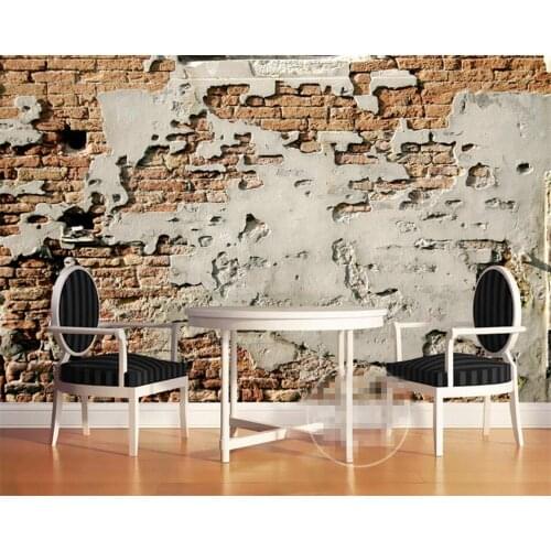 Beibehang Photos Wallpapers Fashion Retro Nostalgic Old Walls Wallpapers Frescoes Customize 3D Mural wallpapers home decor