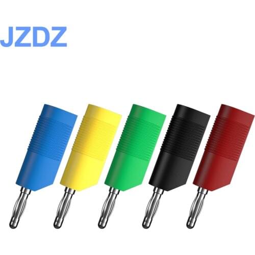 JZDZ 10pcs 4mm Copper nickel plated Banana Plug inserted 4mm banana plug Connector J.10032