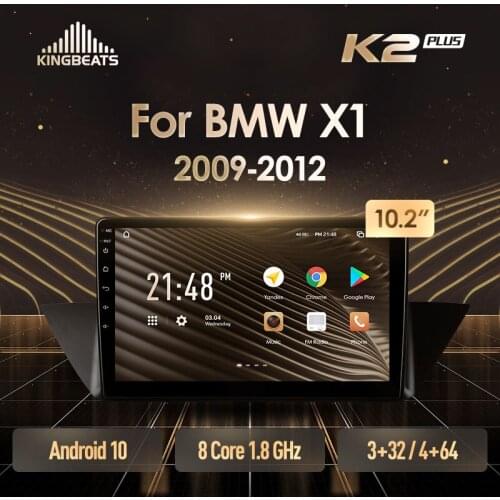 KingBeats Android 10 Octa-Core head unit HU 4G in Dash Car Radio Multimedia Video Player Navigation GPS For BMW X1 E84 2009 - 2012 no dvd 2 din Double Din Android Car Stereo 2din