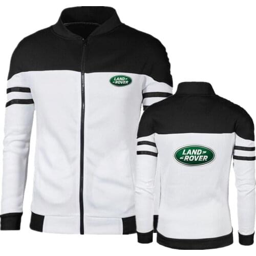 Land Rover 2021 new mens fashion zipper jacket spring autumn high quality casual wool zipper slim mens jacket