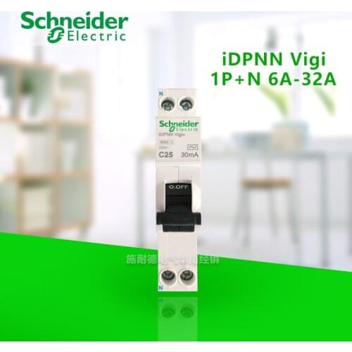 Miniature Leakage Protection Circuit Breaker Electrical Idpnnvigi 6A 10A 16A 20A 25A 32A Monopole Earth Leakage Idpnn Vigi 1P+N