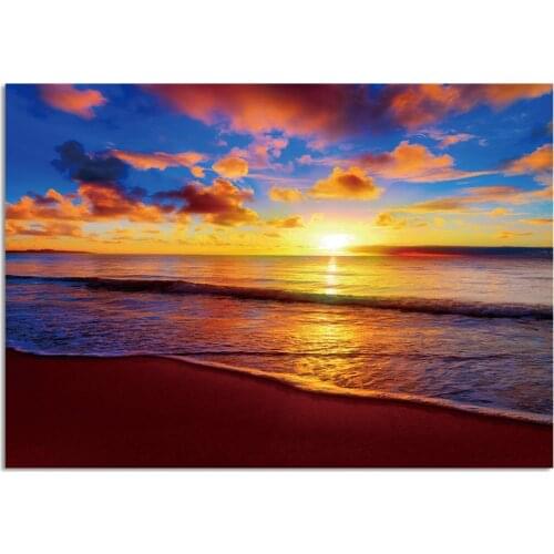 Seascape 5D Diamond Painting # Round Diamond Embroidery Mosaic Home Decoration Pattern DIY Handmade Gift