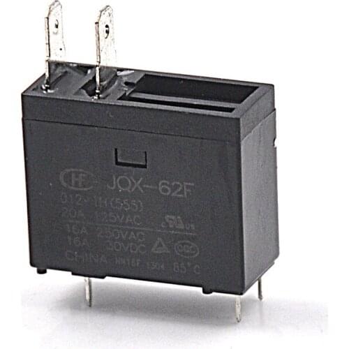 Small Power Relay JQX-62F-012-1H 20A 125VAC / 16A 250VAC / 16A 30VDC