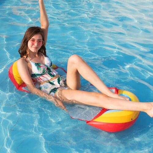 2021 Newest Pool Float Swimming Ring Pineapple Watermelon Inflatable Mattress Floating Row Swimming Circle Beach Pool Party Toys