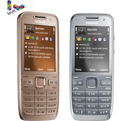 Nokia E52 GSM Unlocked Refurbished Cellphone WIFI Bluetooth GPS 3.2MP Support Russian&Arabic Keyboard Mobile Phone