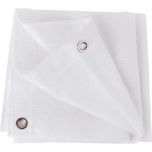 Multi size Full white Sun Shelter with hang hole per 1 meter Sun Protection Shade Net for Camping Garden Balcony Car Awning