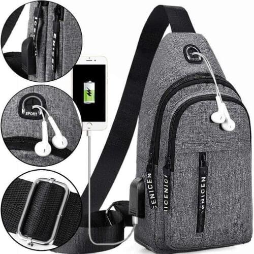 New Men Shoulder Bags Nylon Waist Packs Sling Bag Crossbody Outdoor Sport Shoulder Chest Daily Picnic Canvas Messenger Bag Bolsa