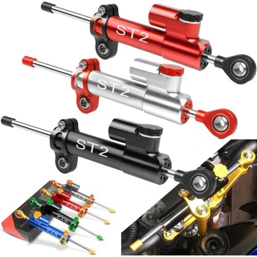 For Ducati ST2 ST 2 1998 1999 2000 2001 2002 2003 Universal Aluminum Motorcycle Damper Steering Stabilize Safety Control