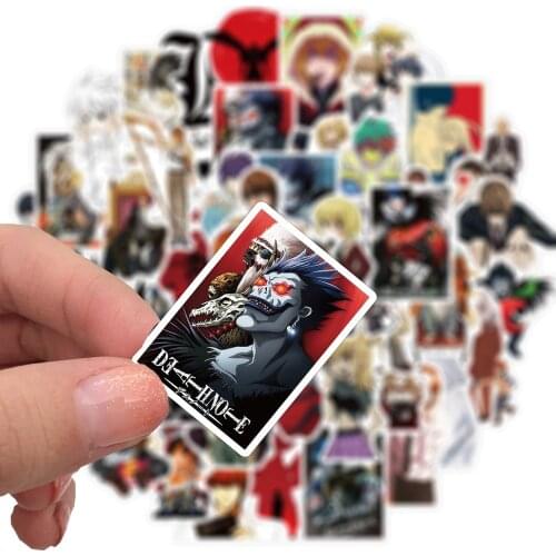 30/50Pcs Japan DEATH NOTE Anime Stickers for Laptop Luggage Motorcycle Phone Skateboard Toy Car Diary Helmet Game Machine Decal