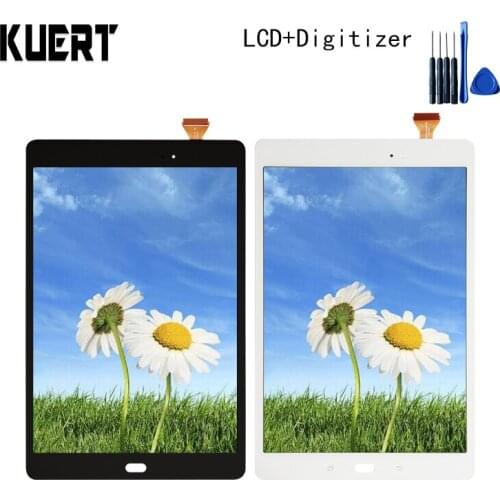 For Samsung Galaxy Tab A 9.7 SM-T550 T550N T555 Panel LCD Combo Touch Screen Digitizer Glass LCD Display Assembly Parts Tool