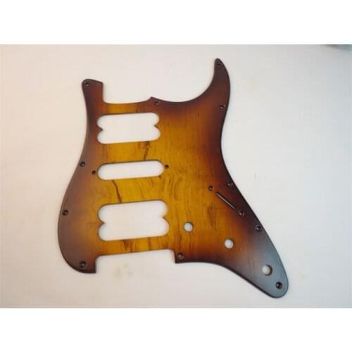 1PCS solid maple wood STRAT GUITAR HSH Pickguard #3151