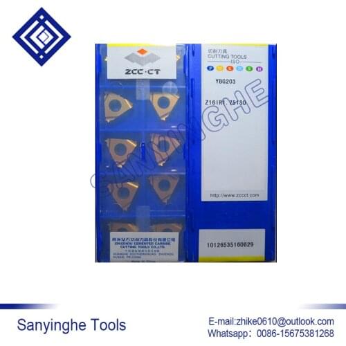 Free shipping high quality 10pcs/lots YBG203 Z16IR1.75ISO cnc carbide threading inserts, turning inserts