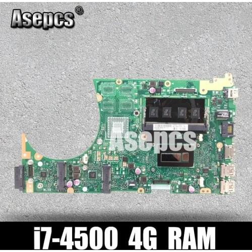 Asepcs S551LA Laptop motherboard For Asus S551LA S551LB S551LN S551L R553L S551 Test original mainboard 4G RAM I7-4500