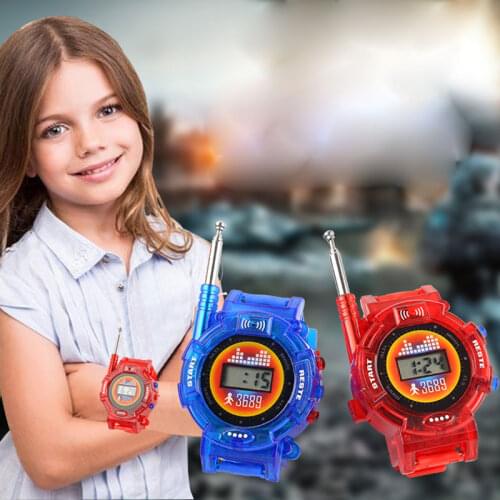 Assort Hot Cute Childrens toy watch walkie-talkie Seven-in-one military intercom toy for Boys Birthday gifts