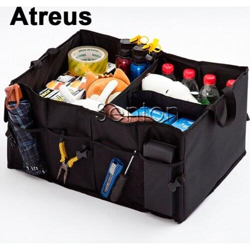 Atreus 1x Car Accessories For Chery Tiggo Mitsubishi Pajero Asx Outlander I200 Lada Granta Folding Trunk Bag Box Car-Styling