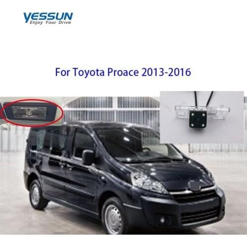 Car Rear View Reverse Backup Camera Waterproof For Toyota Proace 2013 2014 2015 2016 parking system car license plate camera