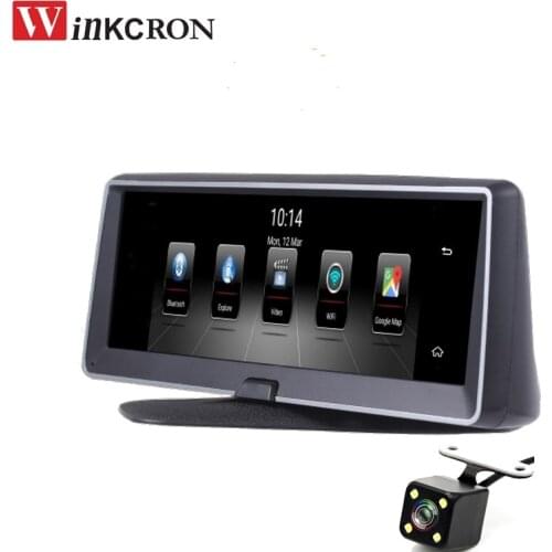 8"IPS 3G Car Rearview Camera DVR Camera with ADAS DVR GPS Navigator Android 5.1 Car Recorder FHD 1080P Dash Cam Video Recorder