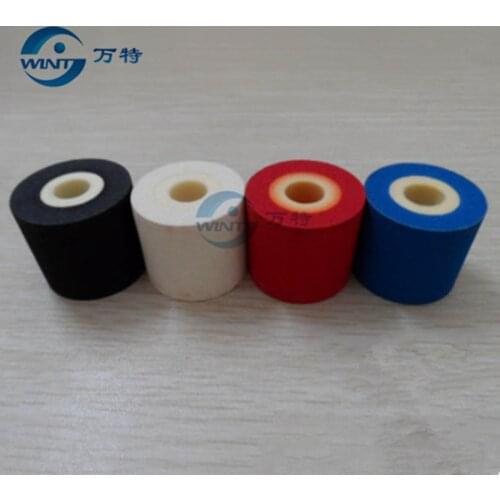 Free Shipping 36*40MM Energy Saving Black Hot Printing Ink Roll for 380f Ink Coding Machine to Print Expiry Date/Batch No