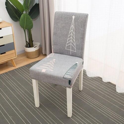 Chair Cover Modern Printed Chair Protector Seat Cover Decorative Chair Cover Wedding Hotel Restaurant Spandex Elastic Seat Case