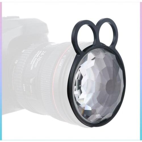 Camera Filter Handheld Kaleidoscope Glass Filter SLR Accessories Prism Lens 77mm Changeable Number of Subjects Photography