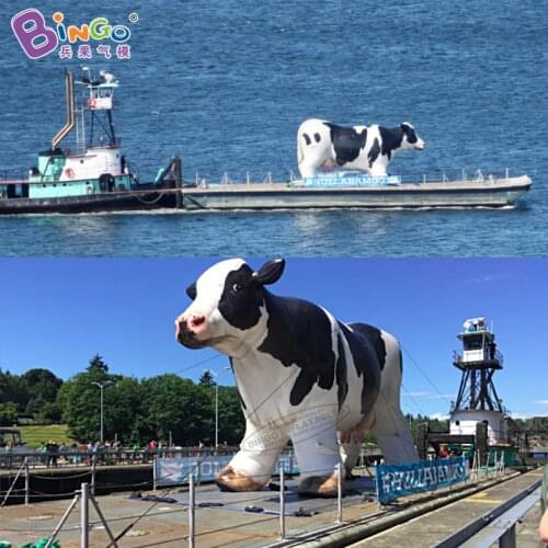 Customized 5m length giant inflatable pregnant cow / inflatable holstein cow / large inflatable jersey cow for decoration toys