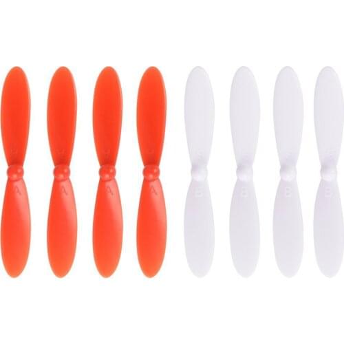 LCLL-4x Red + 4x White Rotor Propellers Blades for Hubsan X4 H107 H107D H107C H107L RC Four - axis Aircraft Accessories