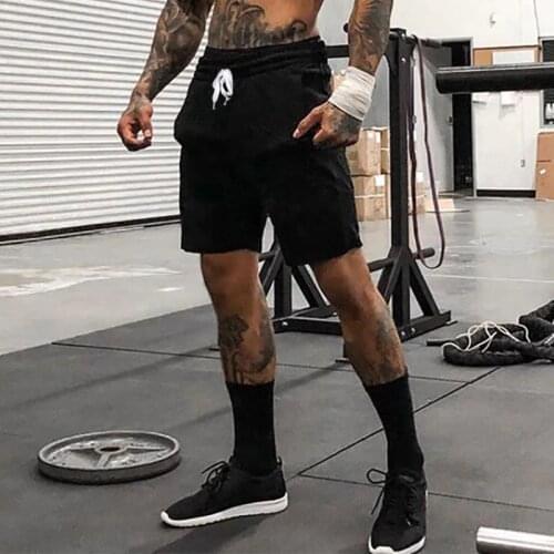Summer Mens Workout Gym Shorts Bodybuilding Short Pants Man Mesh Quick Drying Fitness Clothing Jogger Sweat Shorts Sportbroek