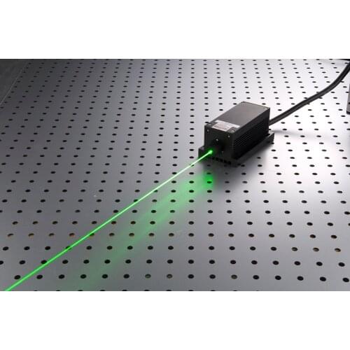 532nm 100mW Focusing Green Laser Dot Module Diode Fat Beam +TTL Modulation 0-30KHZ with TEC Cooling 85-265V PS-I power supply