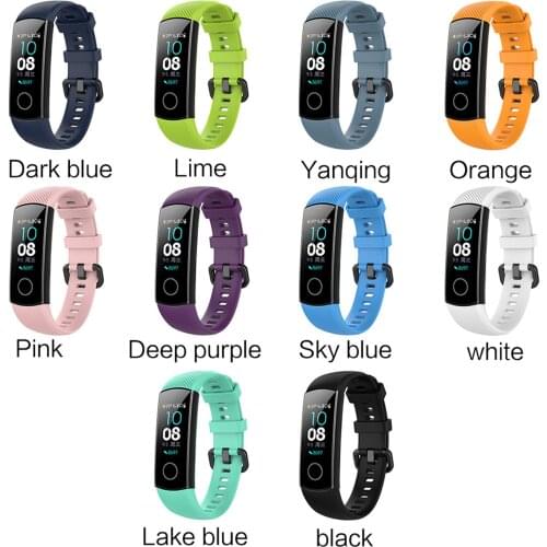 Anti-scratch Soft Silicone Watch Band Sports Wrist Strap Replacement for huawei Honor 5/4 Sports Bracelet Accessories