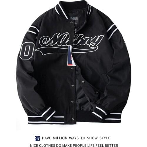 2021 New Arrival MLBNY Embroidery Patchwork Womens Baseball Bomber Jacket Unisex Varsity Letterman Stadium Coat Streetwear Chic