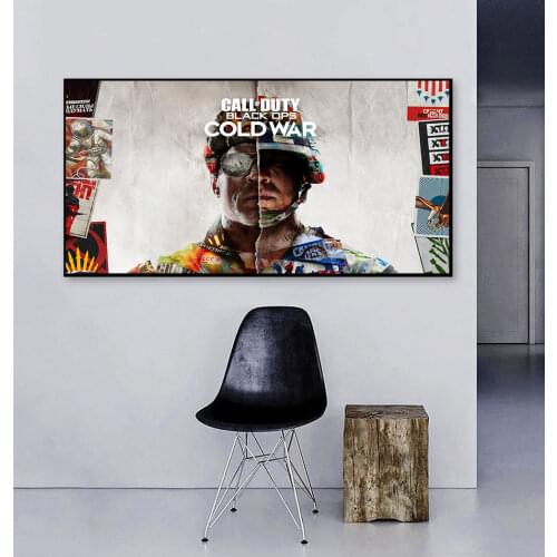 Call of Duty: Black Ops Cold War Game Poster Anime canvas Decorative Painting Wall Stickers Home Decoration wall art canvas