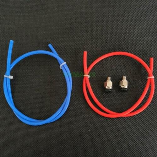 Pneumatic fittings + 2*4 PTFE bowden tube pnematic connectors Multi materials 2.0 upgrade kit for Prusa i3 MK2.5/MK3 3D printer