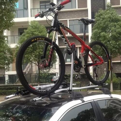 SHITURUI Medium Duty 1-Bike Car Roof Mount Bike Rack Carrier,Cross Bar Need To Buy Separately
