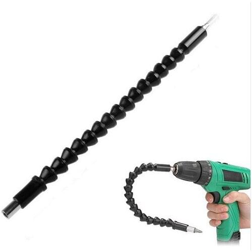 Universal Connecting Rod Extension 295mm Shaft Bit Extension Rechargeable Drill Electric Screwdriver 1 Set Stainless Steel