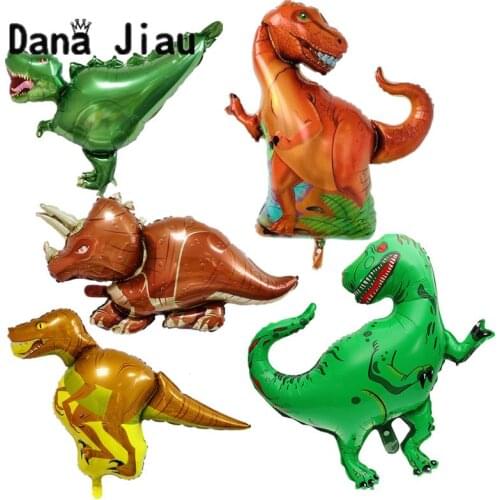 Big Dinosaur Aluminum Foil Balloons Birthday Party Decorative Balloons Supplies Animal Photo Prop For Wedding Children' S Day