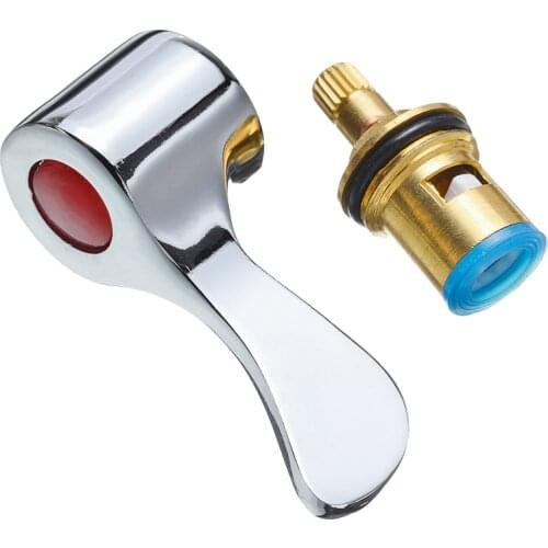 1/4 Turn Use Basin Sink Tap Reviver Wash Sink Faucet Handle Replacement Lever Heads Conversion Kit Kitchen Faucet Accessories