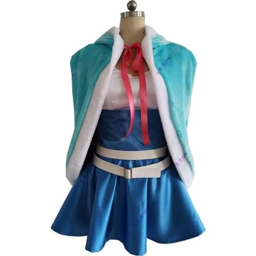 2019 Anime Kemono Michi Rise Up Cosplay Costumes Shigure Cosplay Dress With Cloak Costume Uniform Women Cosplay Costume Set