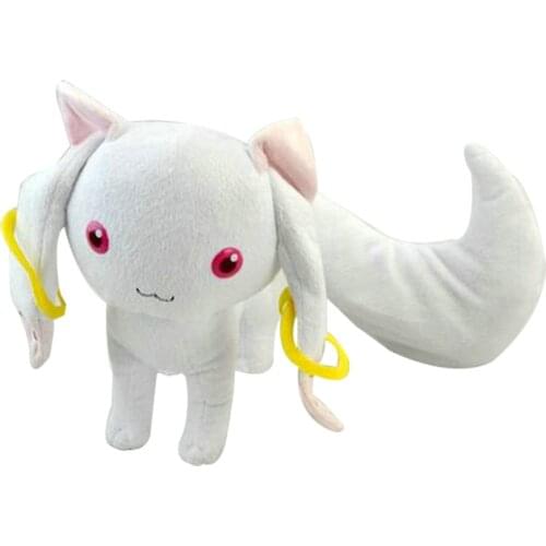 23cm Kyubey Plush Toy Puella Magi Madoka Magica Magic Qbay Soft Stuffed Toys Doll for Kids Girls Birthday