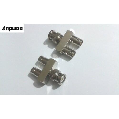 ANPWOO BNC male to 2 double BNC female Y grains adapter