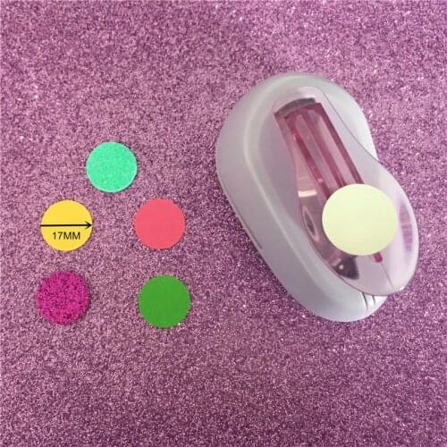 Free ship 17MM circle craft punch perfurador de EVA Kids scrapbook cutter scrapbooking punch round paper puncher Kid Hole Punch