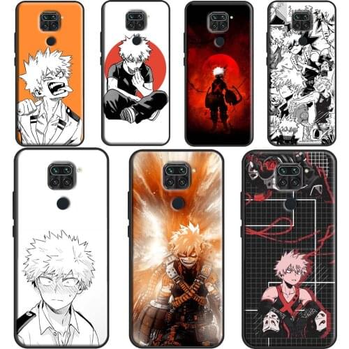 Bakugo Boku no My Hero Academia Phone Case For Xiaomi Redmi Note 8 7 9 Pro Note 8T 9S Soft Cover For Redmi 9 9A 9C Coque