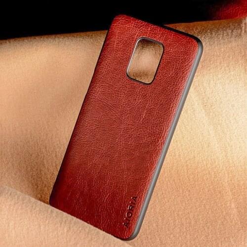 PU Leather skin case for Xiaomi Redmi Note 9S Hard PC with soft TPU around the edge fundas coque for Redmi Note 9 Pro