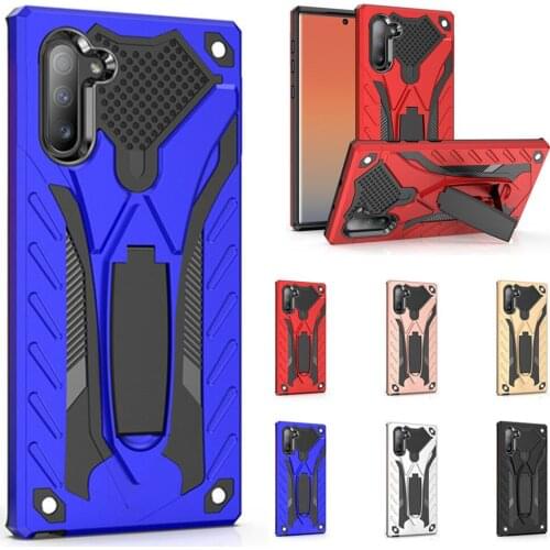 For Samsung Galaxy Note 10+ 5G Note10 S7 S8 S9 S10 Plus S10E Case Armor Shockproof Kickstand Cover For Samsung Note 10 Plus 5G