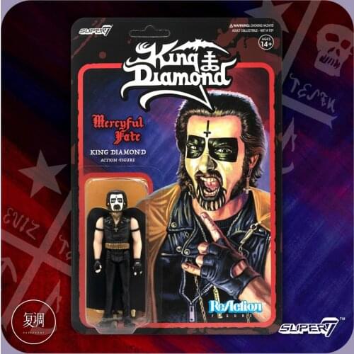 Super7 King Diamond Band First Tour novelties 2021 Action Figures 3.75inch Collectible figurines Model Halloween Gift Toys