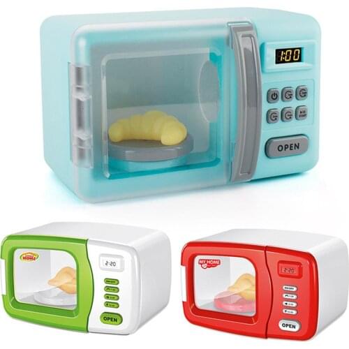 Play House Toy Microwave Oven Electric Lighting Children Simulation Home Appliances