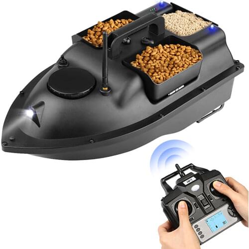 GPS Fishing Bait Boat with 3 Bait Containers Wireless Bait Boat with Automatic Return Function